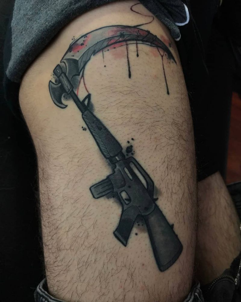 30 Pretty M16 Tattoos to Inspire You