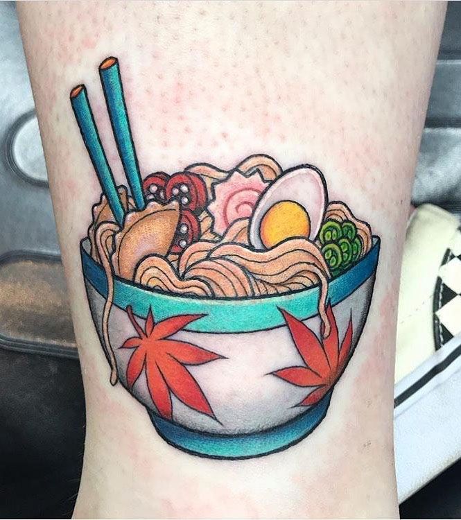 30 Pretty Noodle Tattoos You Will Love