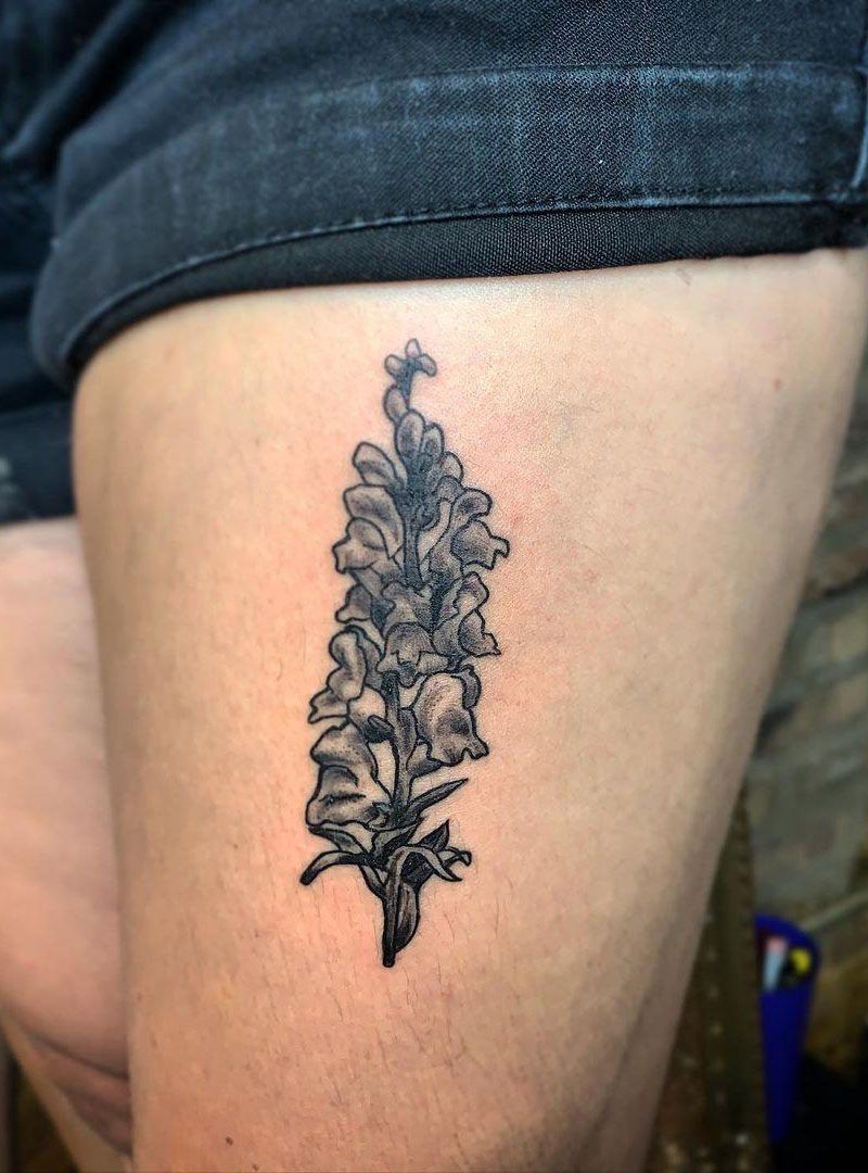 30 Pretty Snapdragon Tattoos to Inspire You