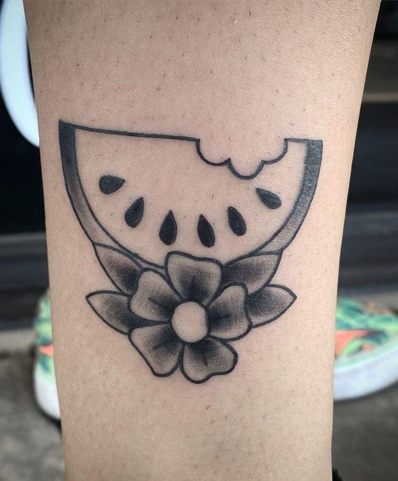 30 Pretty Watermelon Tattoos You Must Love