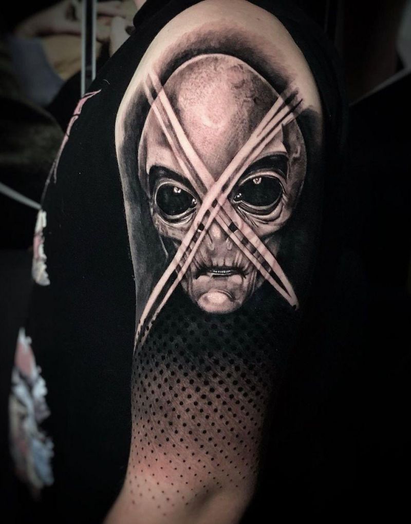 30 Unique Alien Tattoos You Can Copy