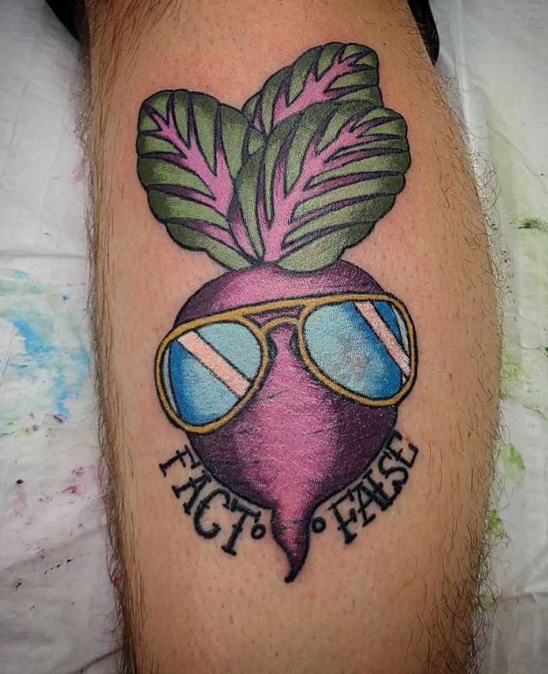 30 Pretty Beet Tattoos for Your Inspiration