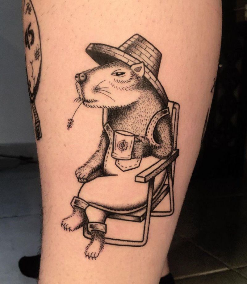 30 Pretty Capybara Tattoos You Can Copy