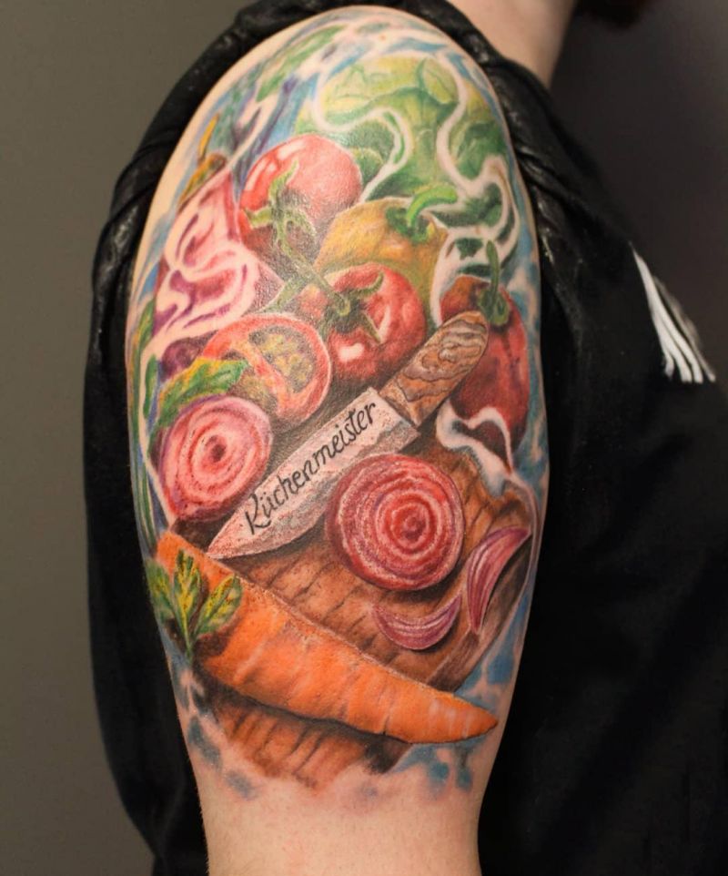 30 Pretty Chef Tattoos You Can Copy