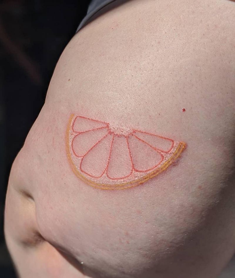 30 Pretty Grapefruit Tattoos for Your Inspiration