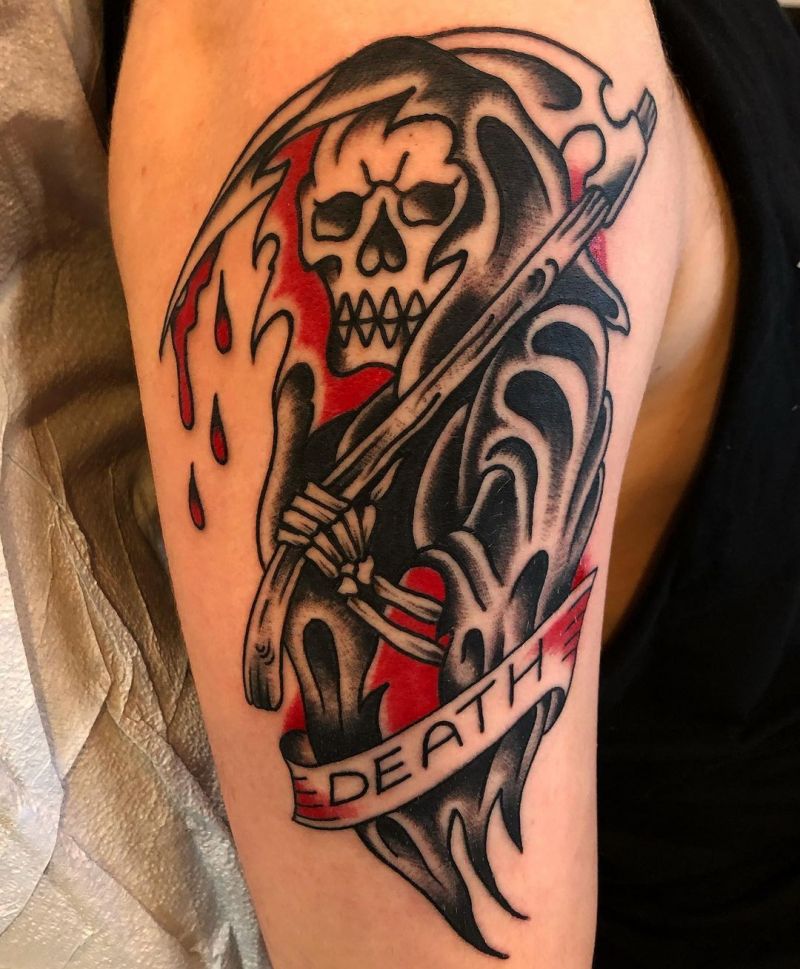 30 Gorgeous Grim Reaper Tattoos You Will Love