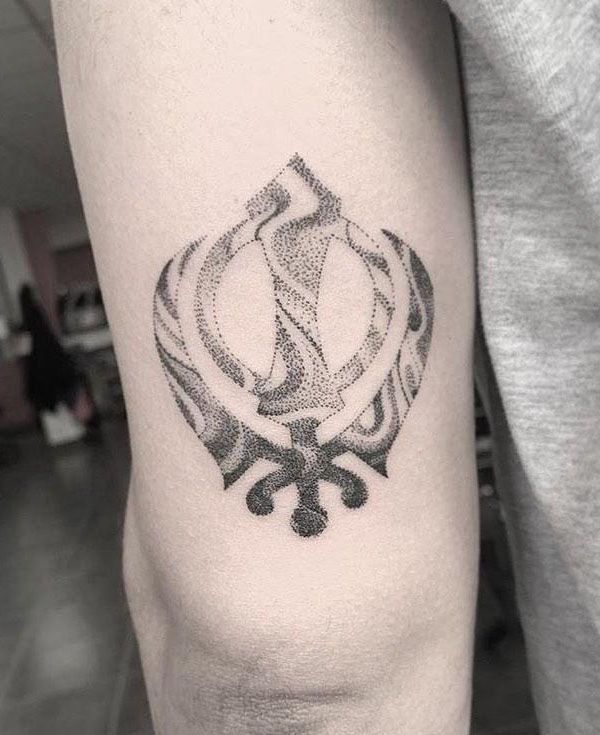 30 Pretty Khanda Tattoos You Can Copy