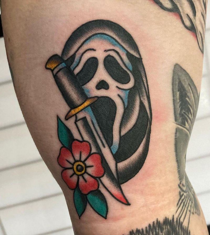 30 Pretty Scream Tattoos You Must Try