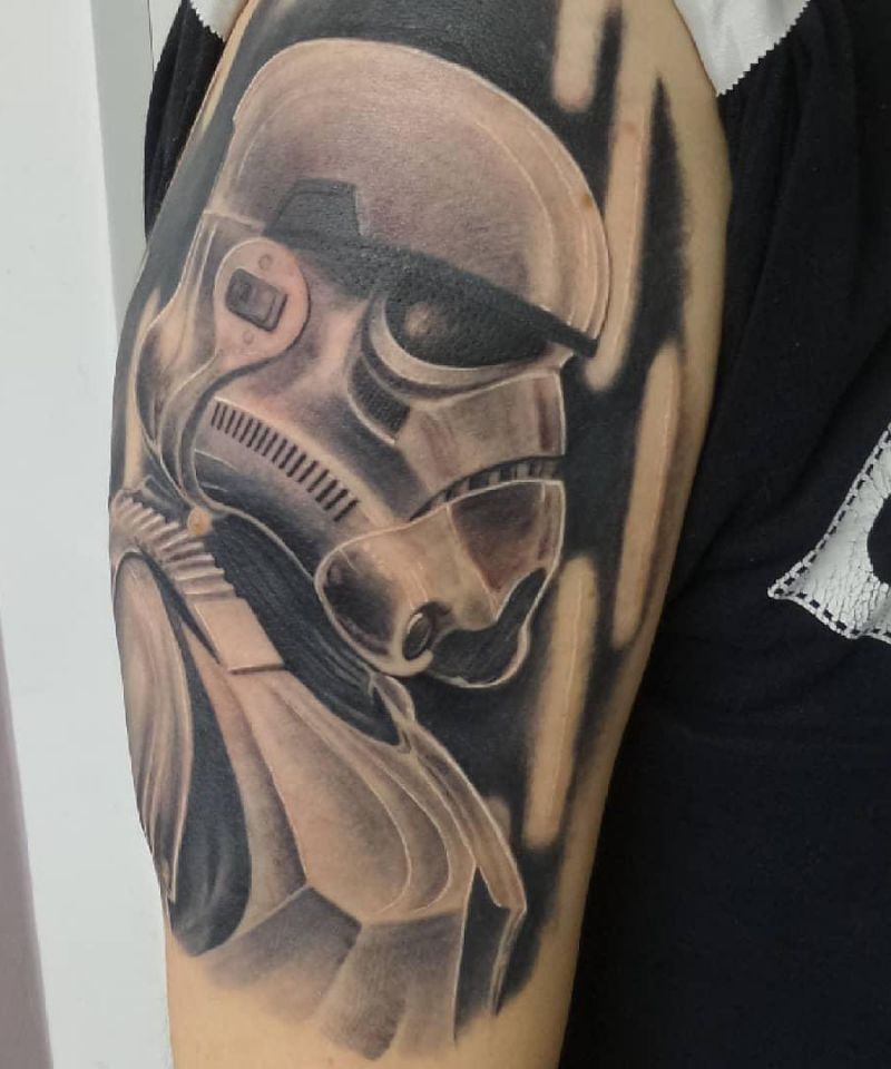 30 Excellent Storm Trooper Tattoos to Inspire You