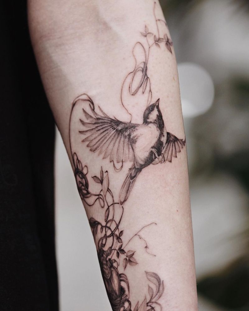 30 Pretty Titmouse Tattoos You Must Try