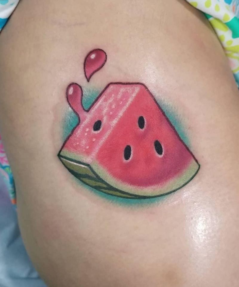 30 Pretty Watermelon Tattoos You Must Love