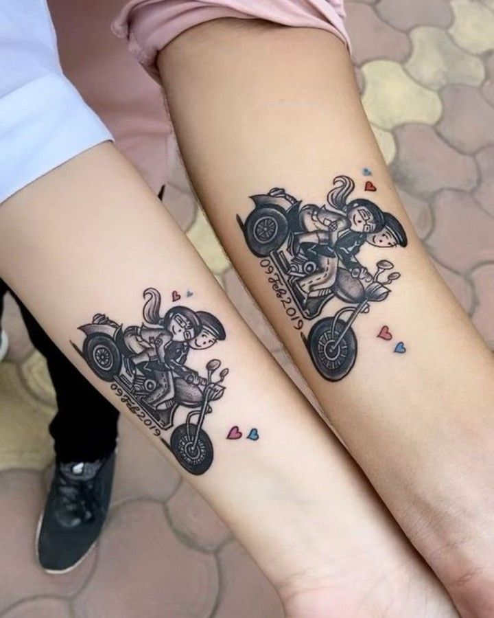 30 Pretty Couple Tattoos You Will Love