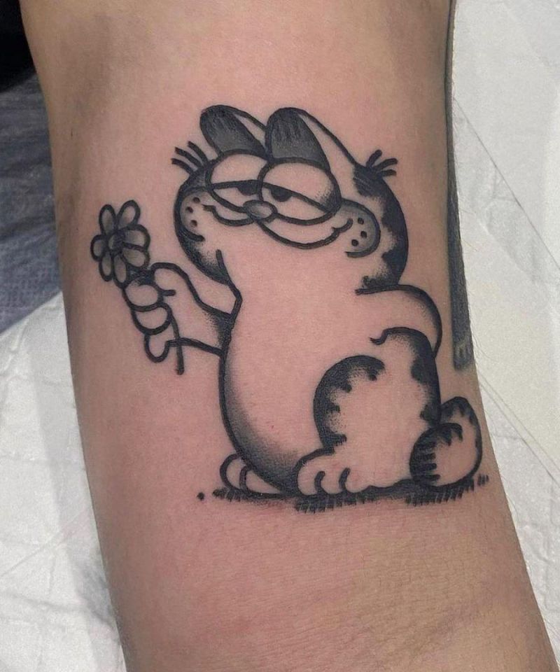 30 Cute Garfield Tattoos You Will Love