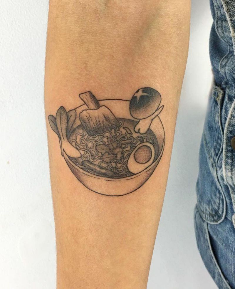 30 Pretty Noodle Tattoos You Will Love