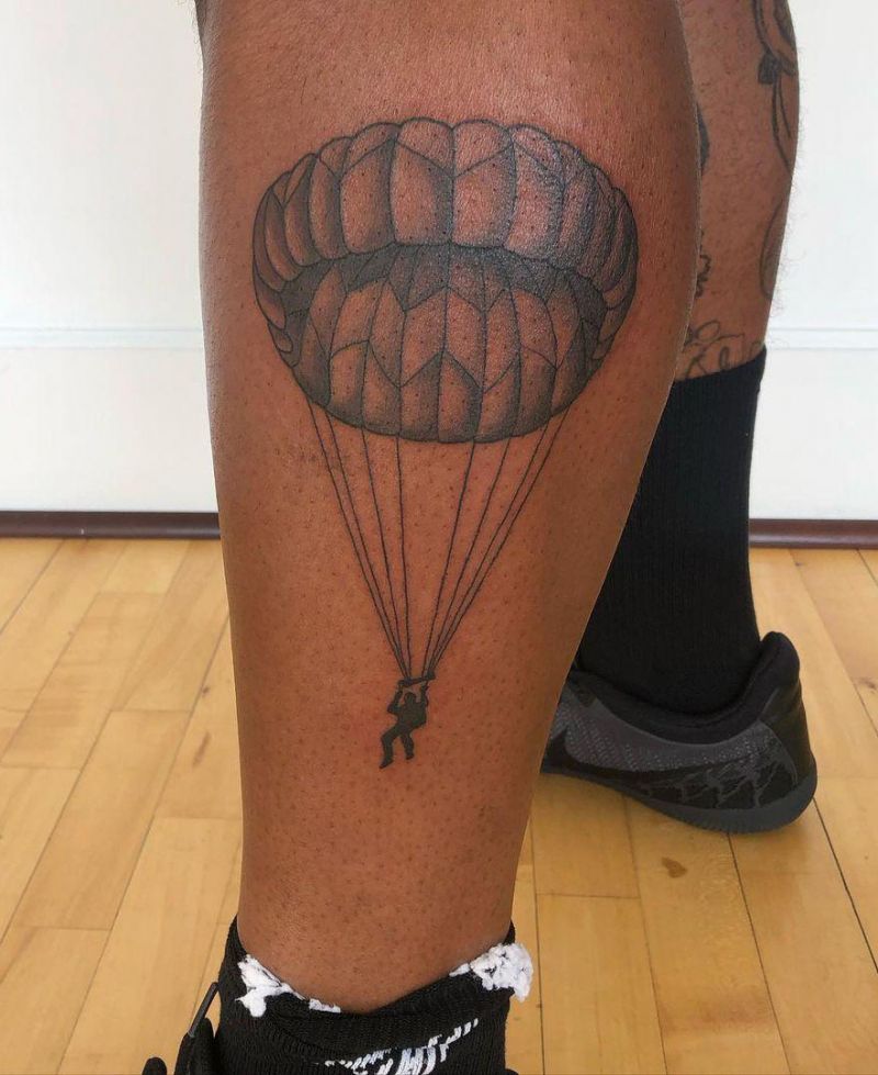 30 Unique Parachute Tattoos to Inspire You