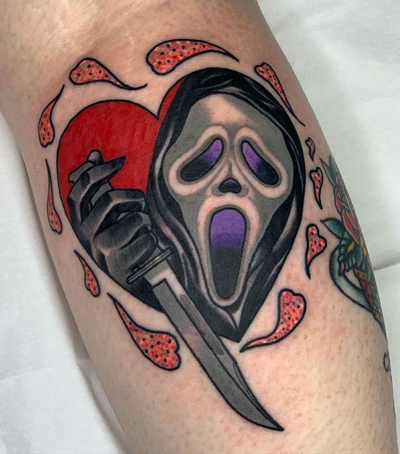 30 Pretty Scream Tattoos You Must Try