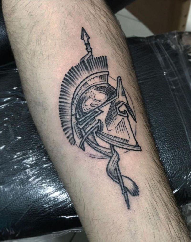 30 Great Spartan Tattoos You Can Copy