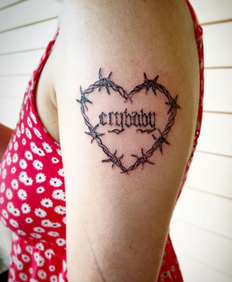 30 Pretty Barbed Wire Tattoos You Must Try