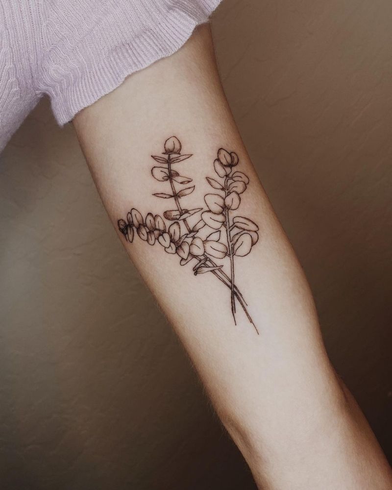 30 Pretty Eucalyptus Tattoos You Must Try