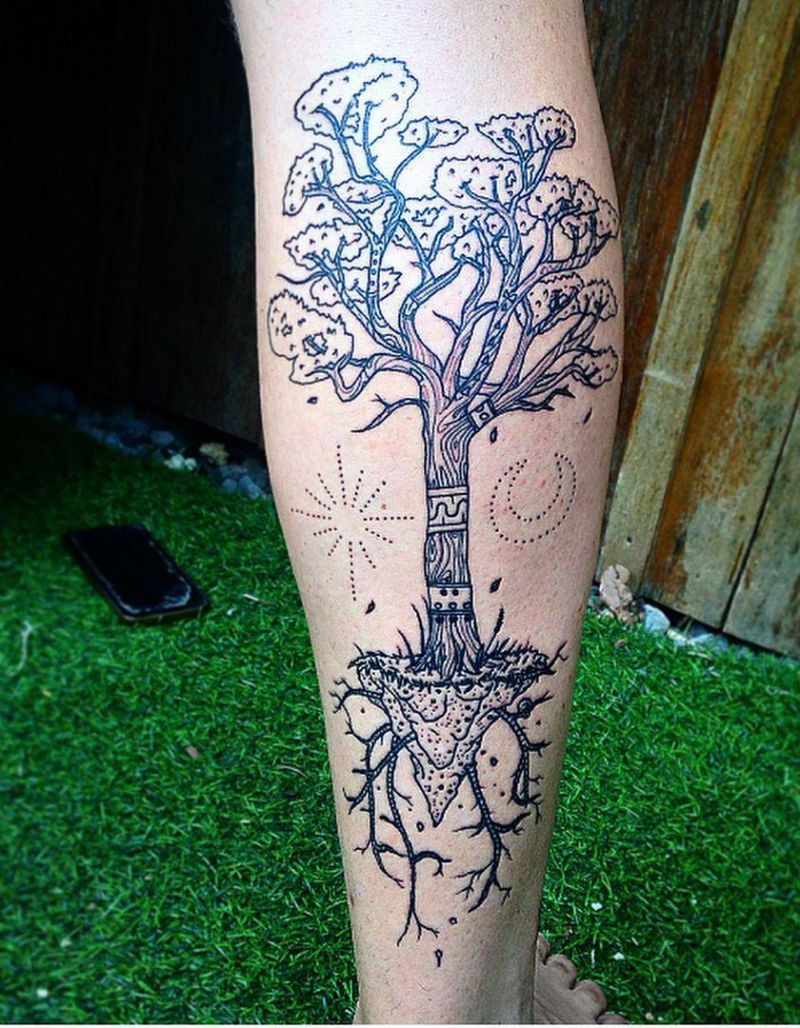 30 Pretty Gum Tree Tattoos You Will Love