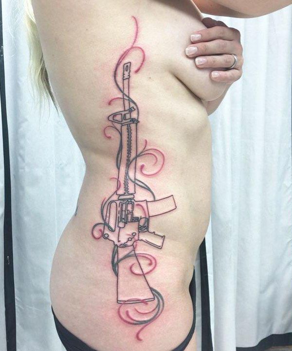 30 Pretty M16 Tattoos to Inspire You