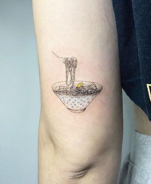 30 Pretty Noodle Tattoos You Will Love