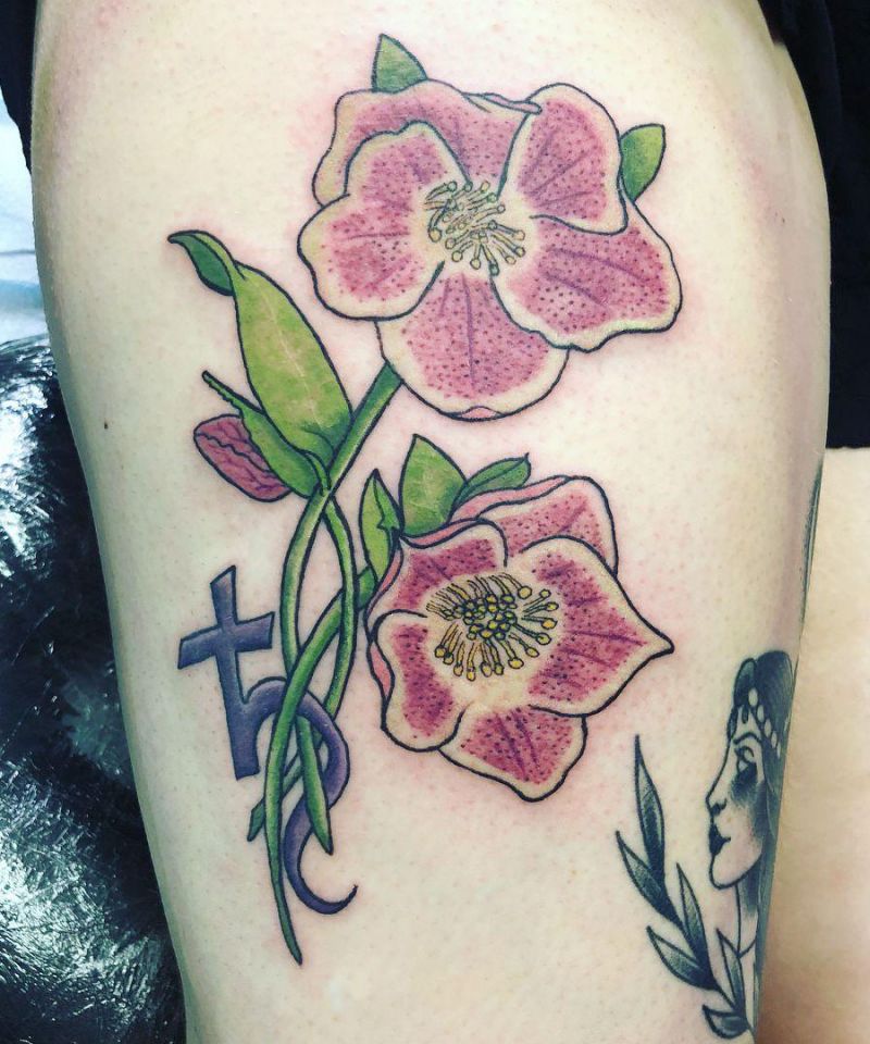 30 Pretty Hellebore Tattoos You Will Love