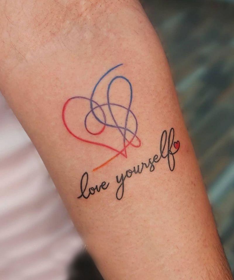 30 Pretty Love Yourself Tattoos You Must Try