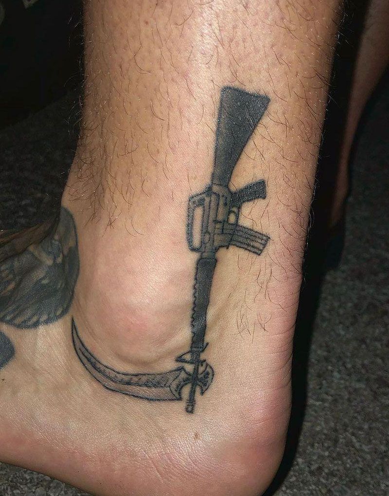 30 Pretty M16 Tattoos to Inspire You