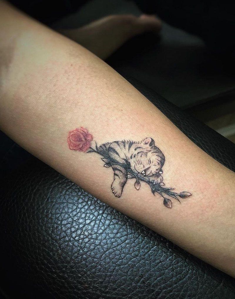 30 Adorable Baby Tiger Tattoos You Must Love