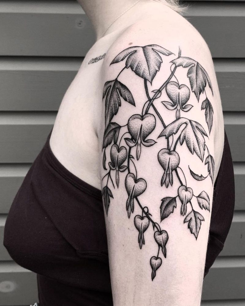 30 Pretty Bleeding Heart Tattoos You Must Try