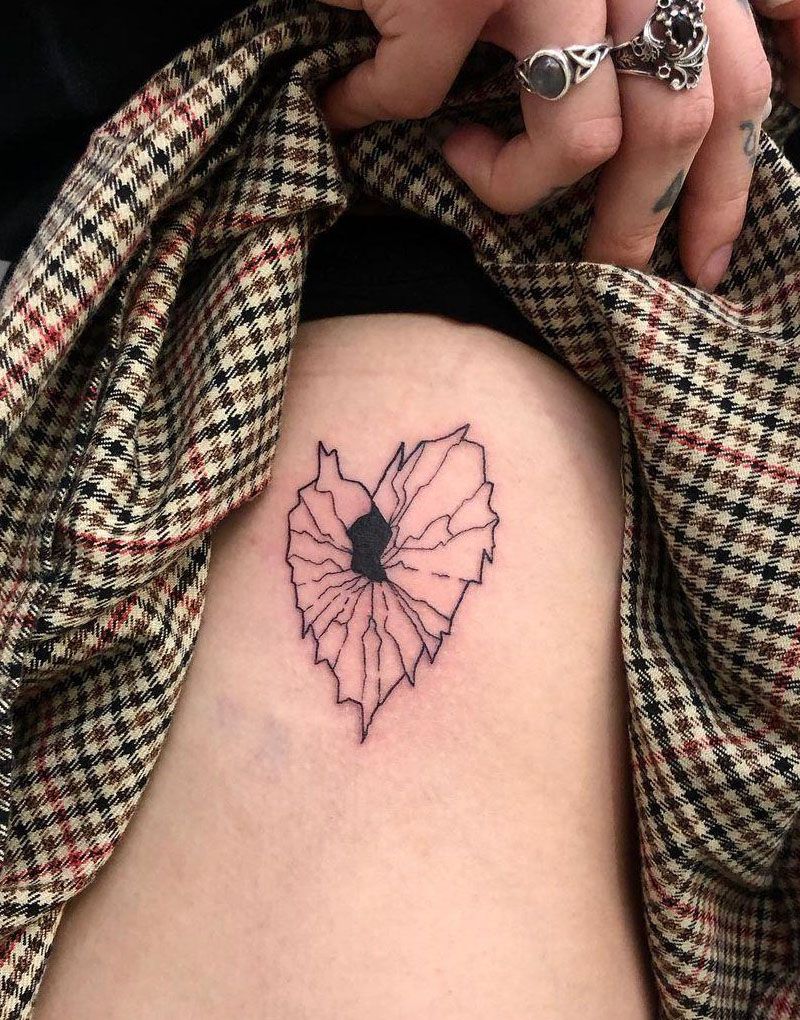 30 Pretty Broken Heart Tattoos You Must Love