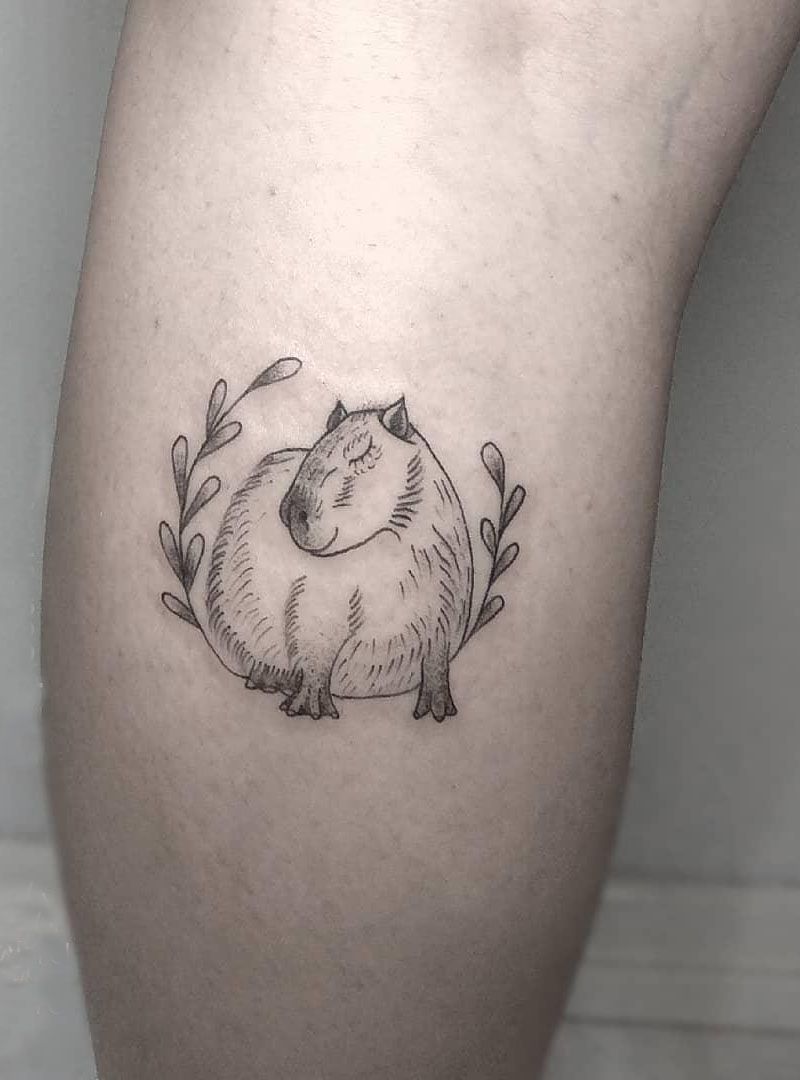 30 Pretty Capybara Tattoos You Can Copy