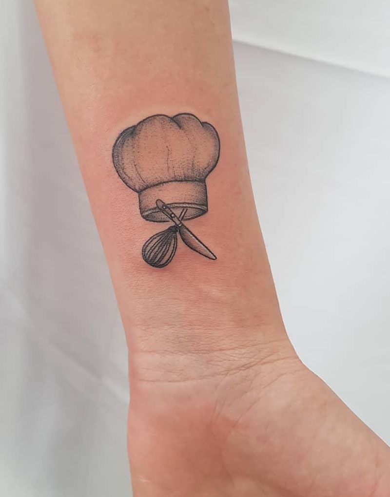 30 Pretty Chef Tattoos You Can Copy