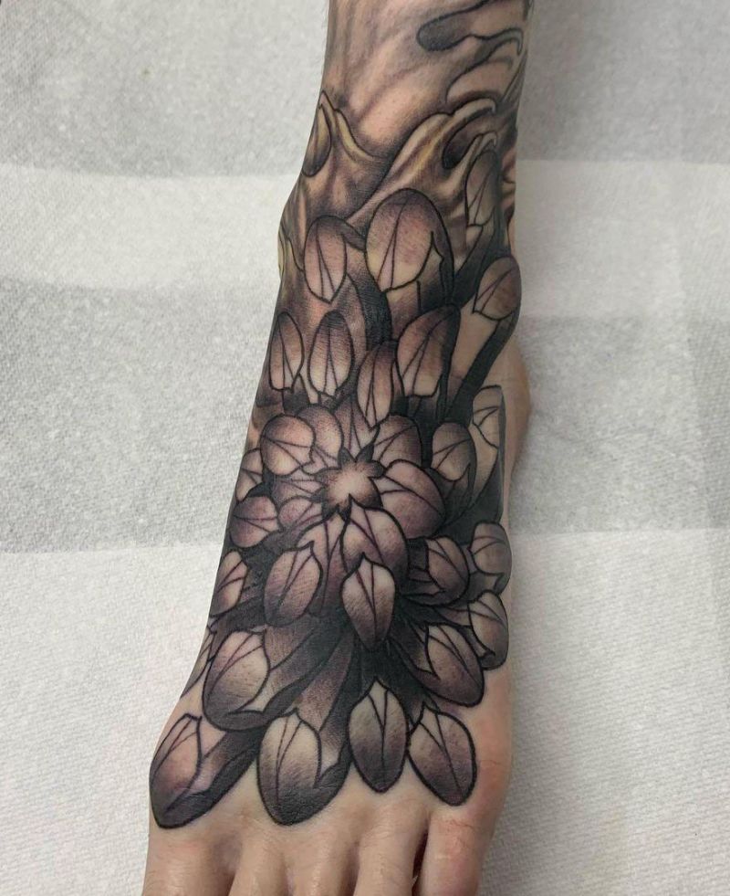 30 Pretty Chrysanthemum Tattoos Make You Charming