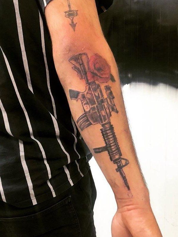 30 Pretty M16 Tattoos to Inspire You