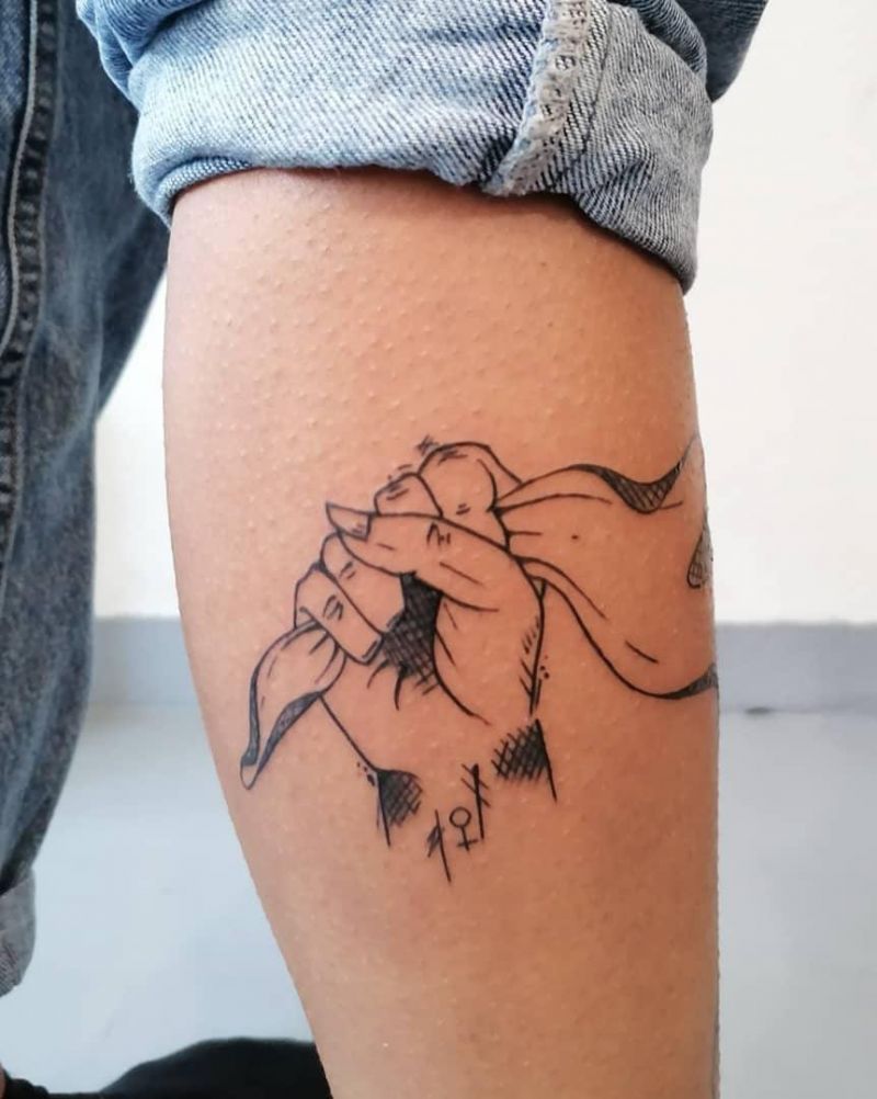 30 Pretty Raised Fist Tattoos to Inspire You