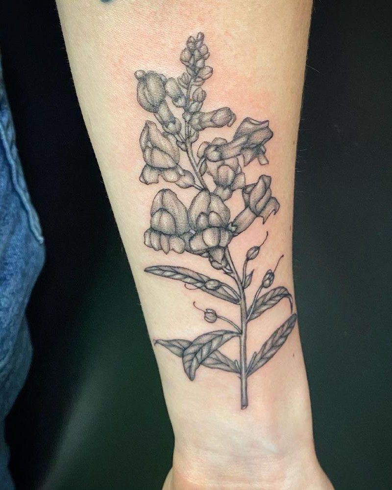 30 Pretty Snapdragon Tattoos to Inspire You