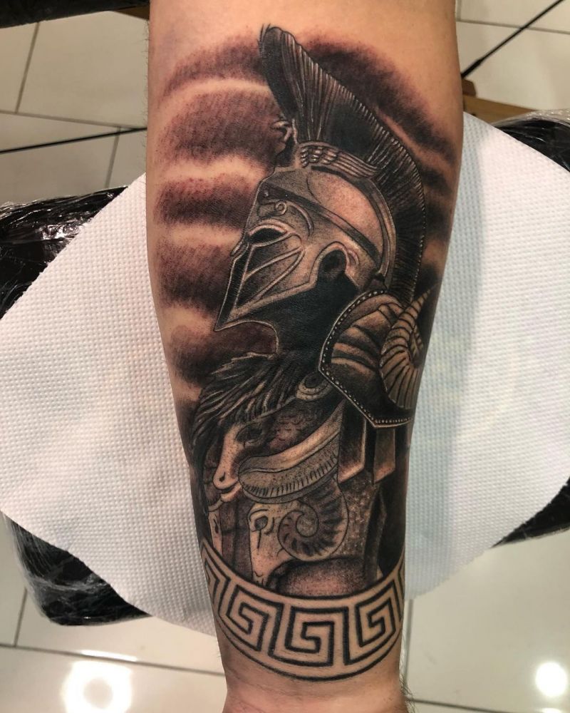 30 Great Spartan Tattoos You Can Copy
