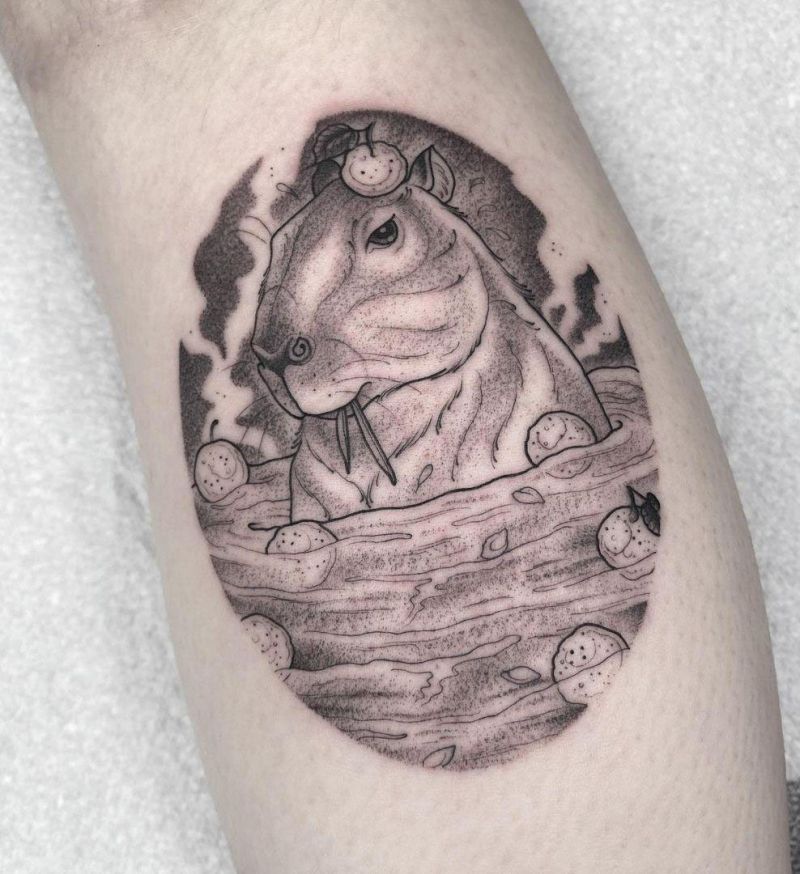 30 Pretty Capybara Tattoos You Can Copy