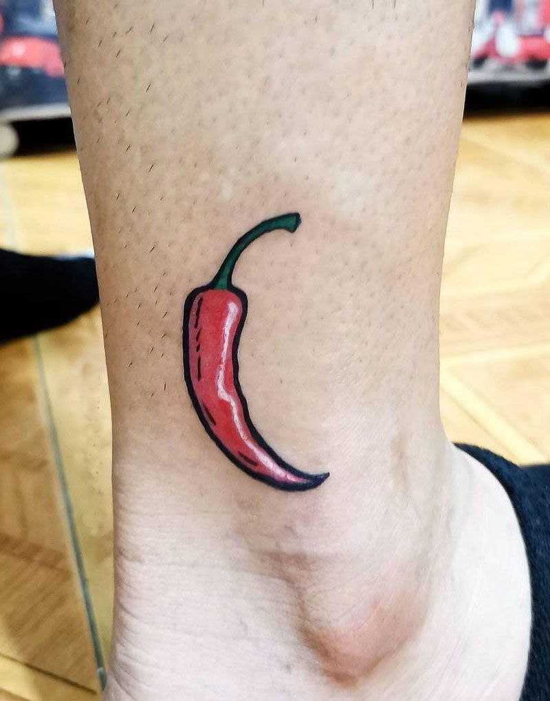 30 Pretty Chili Tattoos You Will Love