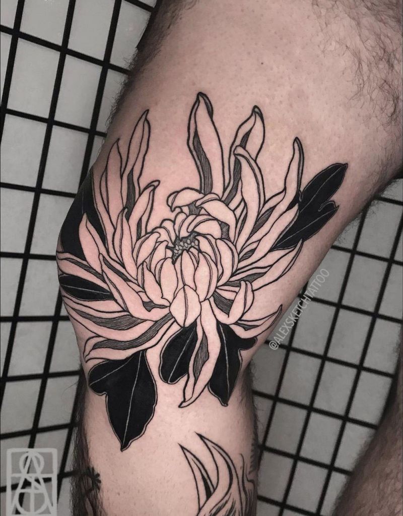 30 Pretty Chrysanthemum Tattoos Make You Charming