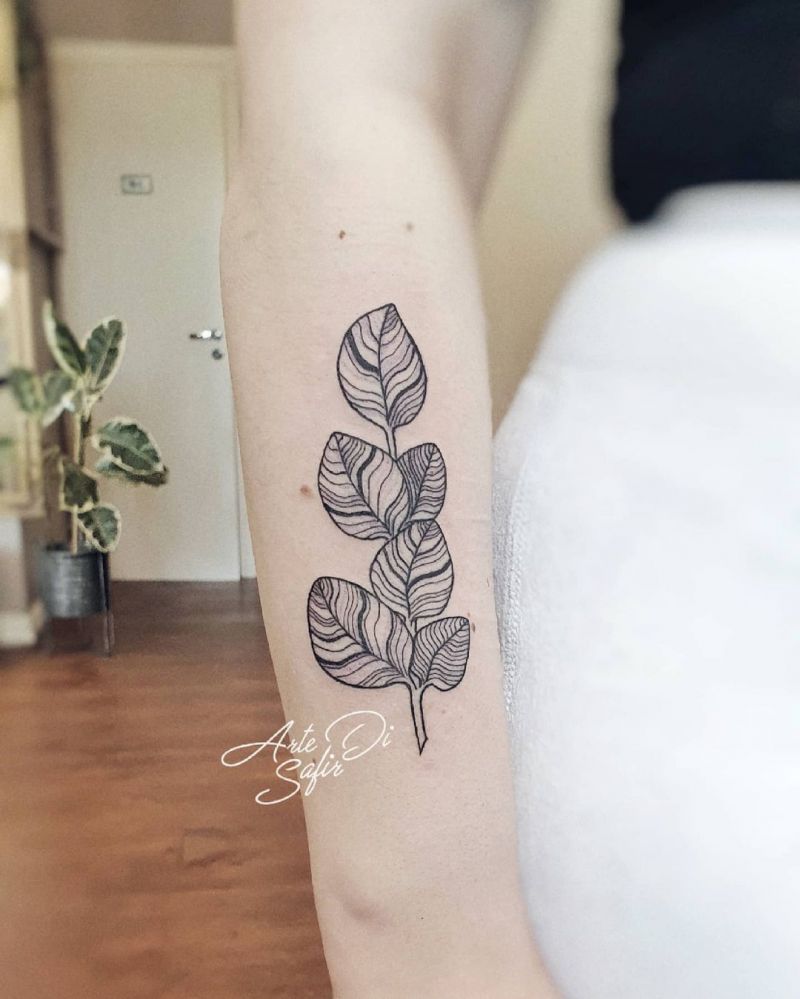 30 Pretty Eucalyptus Tattoos You Must Try
