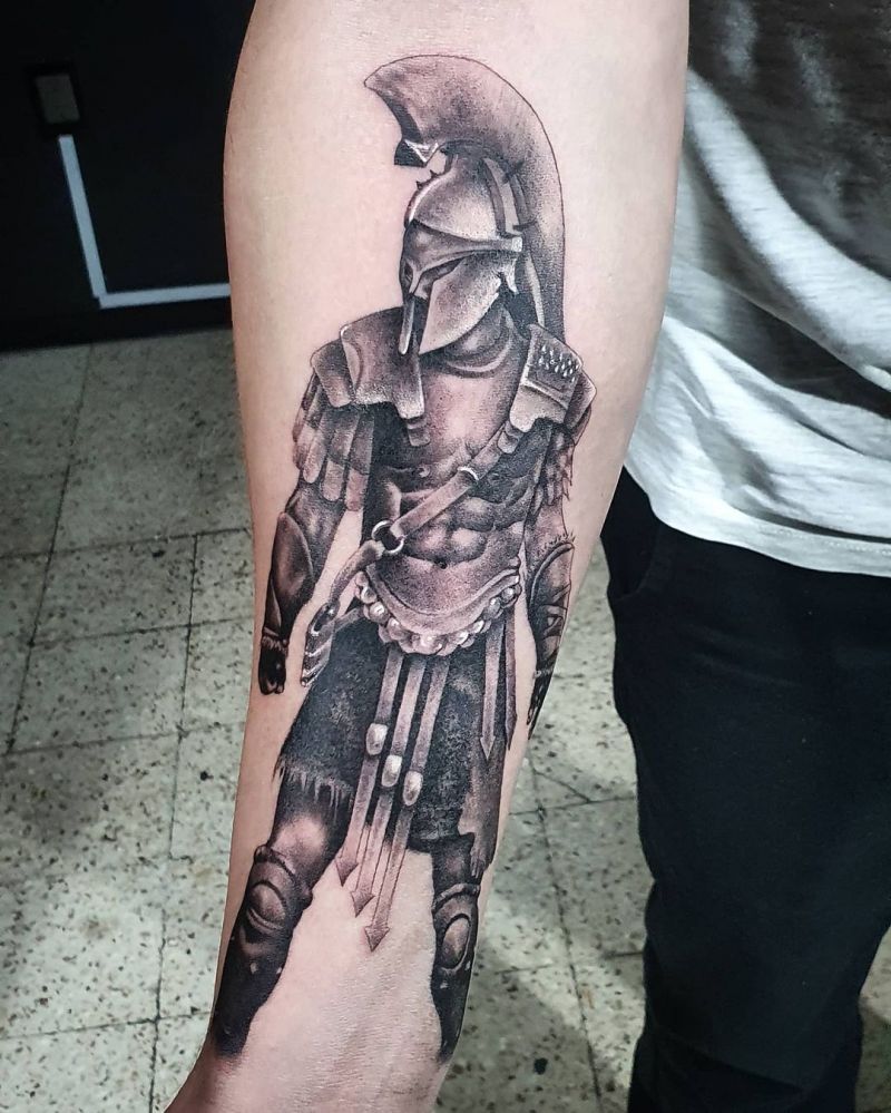 30 Great Spartan Tattoos You Can Copy