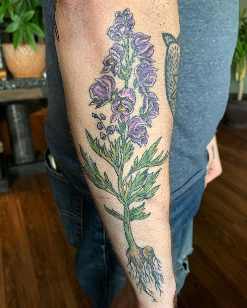 30 Pretty Wolfsbane Tattoos You Will Love