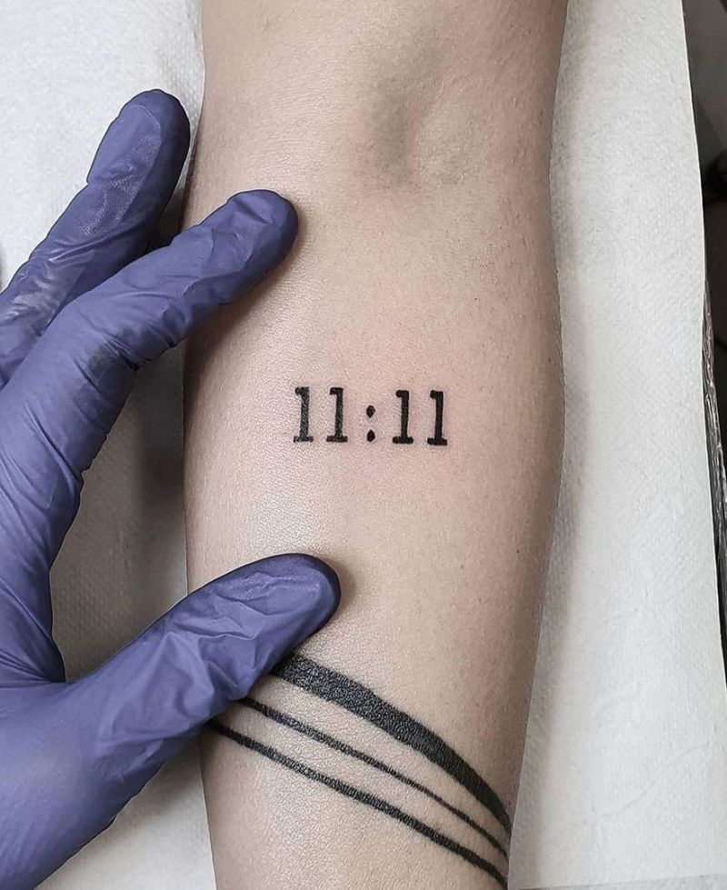 30 Pretty 11:11 Tattoos You Must Love