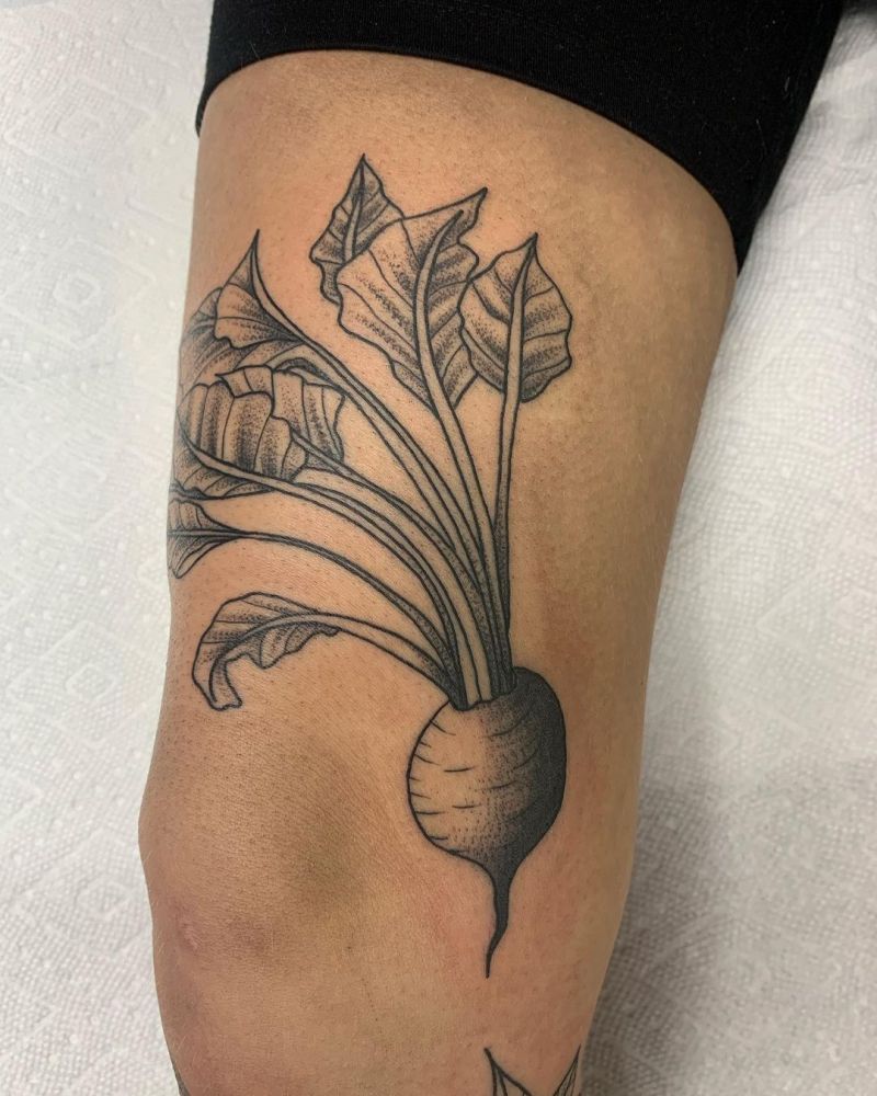 30 Pretty Beet Tattoos for Your Inspiration