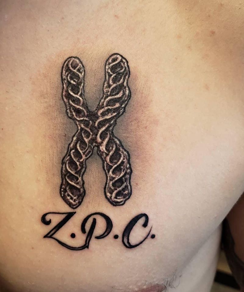 8 Pretty Chromosome Tattoos for Your Inspiration