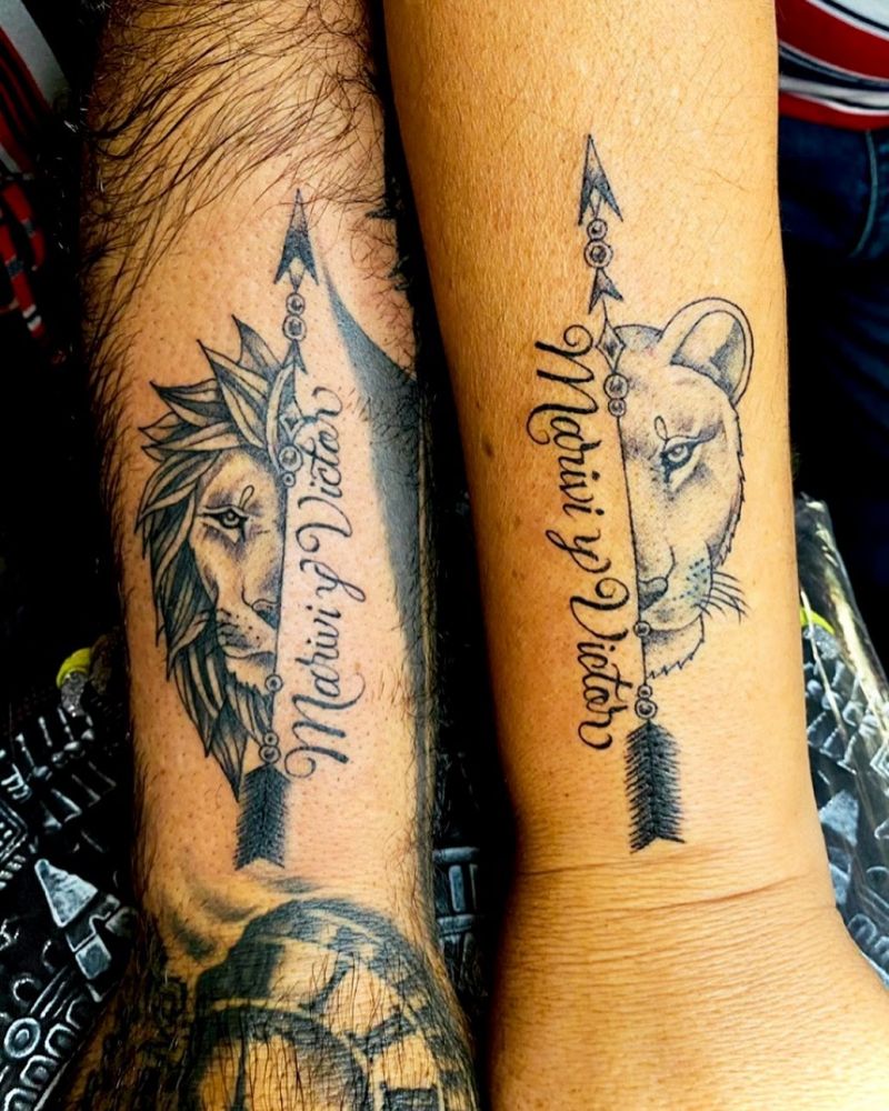 30 Pretty Couple Tattoos You Will Love