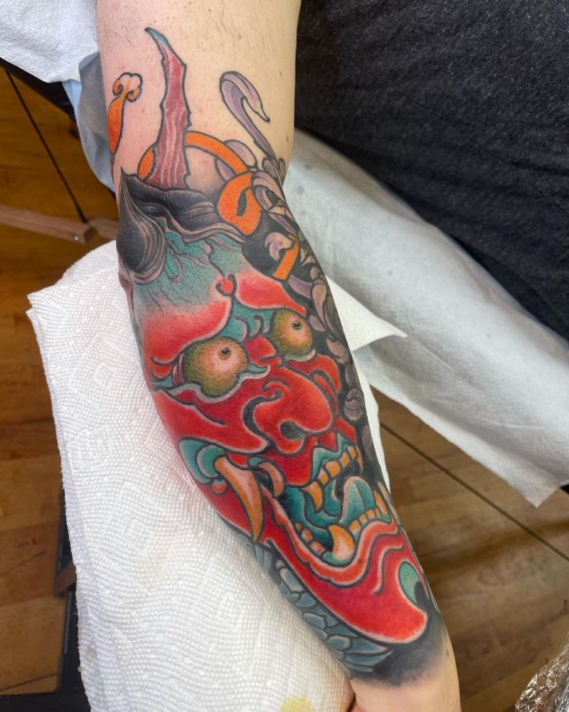 30 Unique Hannya Tattoos You Must Try